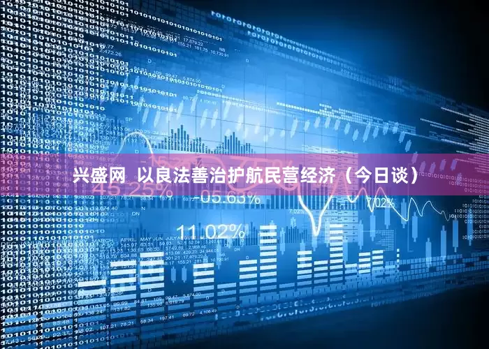 兴盛网  以良法善治护航民营经济（今日谈）